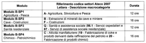 CORSO DI FORMAZIONE RSPP MODULO B – AFES