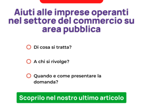 Regione Abruzzo: Aiuti alle imprese operanti nel settore del commercio su area pubblica