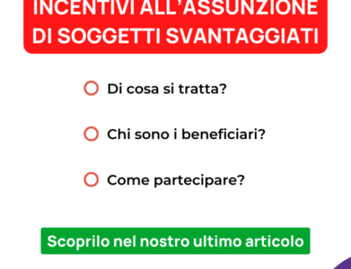 Incentivi all’assunzione di soggetti svantaggiati